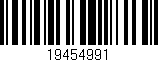 Código de barras (EAN, GTIN, SKU, ISBN): '19454991'