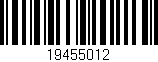 Código de barras (EAN, GTIN, SKU, ISBN): '19455012'