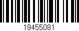 Código de barras (EAN, GTIN, SKU, ISBN): '19455081'