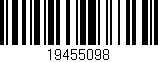 Código de barras (EAN, GTIN, SKU, ISBN): '19455098'