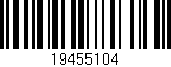 Código de barras (EAN, GTIN, SKU, ISBN): '19455104'