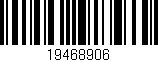 Código de barras (EAN, GTIN, SKU, ISBN): '19468906'
