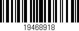 Código de barras (EAN, GTIN, SKU, ISBN): '19468918'