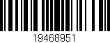 Código de barras (EAN, GTIN, SKU, ISBN): '19468951'
