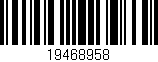 Código de barras (EAN, GTIN, SKU, ISBN): '19468958'