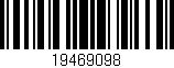 Código de barras (EAN, GTIN, SKU, ISBN): '19469098'