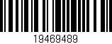 Código de barras (EAN, GTIN, SKU, ISBN): '19469489'