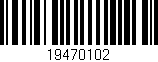 Código de barras (EAN, GTIN, SKU, ISBN): '19470102'