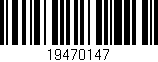 Código de barras (EAN, GTIN, SKU, ISBN): '19470147'
