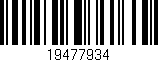 Código de barras (EAN, GTIN, SKU, ISBN): '19477934'