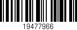 Código de barras (EAN, GTIN, SKU, ISBN): '19477966'
