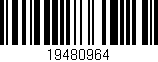 Código de barras (EAN, GTIN, SKU, ISBN): '19480964'
