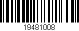Código de barras (EAN, GTIN, SKU, ISBN): '19481008'
