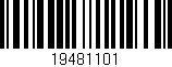 Código de barras (EAN, GTIN, SKU, ISBN): '19481101'