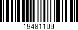 Código de barras (EAN, GTIN, SKU, ISBN): '19481109'