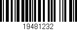 Código de barras (EAN, GTIN, SKU, ISBN): '19481232'