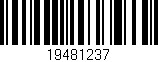 Código de barras (EAN, GTIN, SKU, ISBN): '19481237'