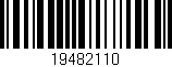 Código de barras (EAN, GTIN, SKU, ISBN): '19482110'