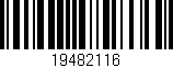Código de barras (EAN, GTIN, SKU, ISBN): '19482116'