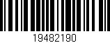 Código de barras (EAN, GTIN, SKU, ISBN): '19482190'
