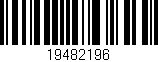 Código de barras (EAN, GTIN, SKU, ISBN): '19482196'