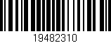 Código de barras (EAN, GTIN, SKU, ISBN): '19482310'