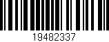 Código de barras (EAN, GTIN, SKU, ISBN): '19482337'