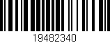 Código de barras (EAN, GTIN, SKU, ISBN): '19482340'