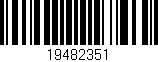 Código de barras (EAN, GTIN, SKU, ISBN): '19482351'