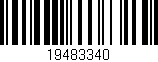 Código de barras (EAN, GTIN, SKU, ISBN): '19483340'