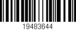 Código de barras (EAN, GTIN, SKU, ISBN): '19483644'