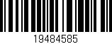 Código de barras (EAN, GTIN, SKU, ISBN): '19484585'