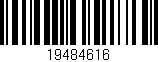 Código de barras (EAN, GTIN, SKU, ISBN): '19484616'