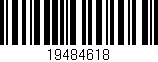 Código de barras (EAN, GTIN, SKU, ISBN): '19484618'