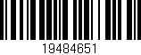 Código de barras (EAN, GTIN, SKU, ISBN): '19484651'