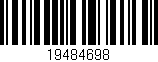 Código de barras (EAN, GTIN, SKU, ISBN): '19484698'