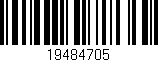 Código de barras (EAN, GTIN, SKU, ISBN): '19484705'