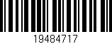 Código de barras (EAN, GTIN, SKU, ISBN): '19484717'