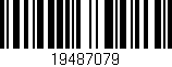 Código de barras (EAN, GTIN, SKU, ISBN): '19487079'