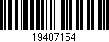Código de barras (EAN, GTIN, SKU, ISBN): '19487154'