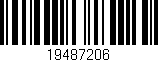 Código de barras (EAN, GTIN, SKU, ISBN): '19487206'