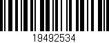 Código de barras (EAN, GTIN, SKU, ISBN): '19492534'