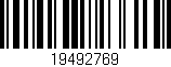 Código de barras (EAN, GTIN, SKU, ISBN): '19492769'