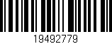 Código de barras (EAN, GTIN, SKU, ISBN): '19492779'