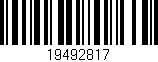 Código de barras (EAN, GTIN, SKU, ISBN): '19492817'