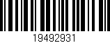 Código de barras (EAN, GTIN, SKU, ISBN): '19492931'