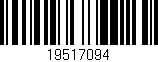 Código de barras (EAN, GTIN, SKU, ISBN): '19517094'