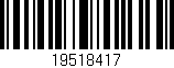 Código de barras (EAN, GTIN, SKU, ISBN): '19518417'