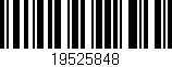 Código de barras (EAN, GTIN, SKU, ISBN): '19525848'