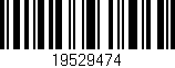 Código de barras (EAN, GTIN, SKU, ISBN): '19529474'